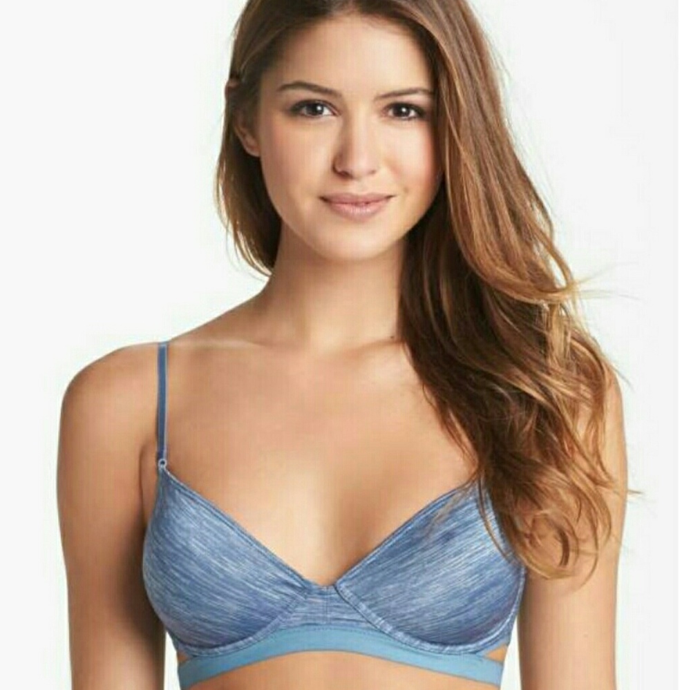 Free People Blue Demi Bra
